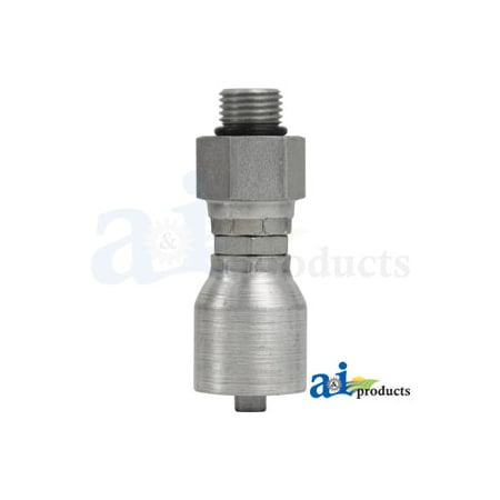 A & I Products (HW-MBX) Male O-Ring Boss - Swivel 3" x1" x1" A-MBX-04-05-W